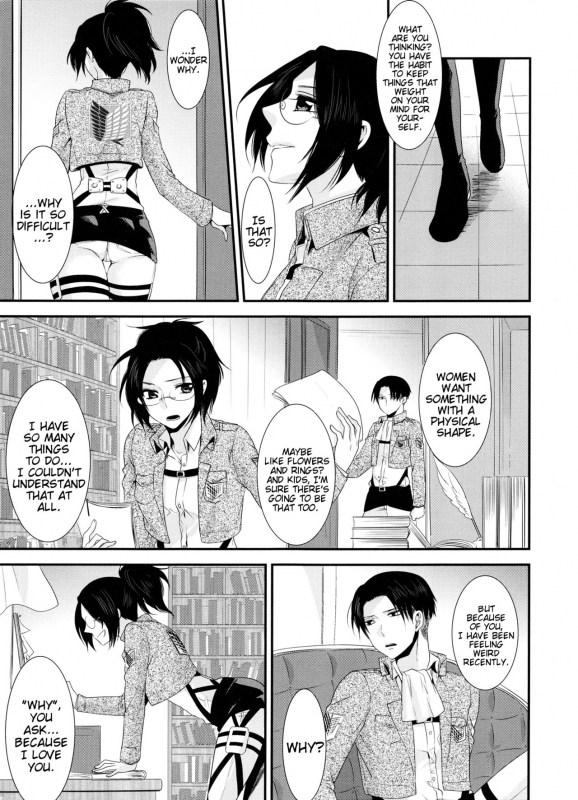 (C86) [Kiseki (Kisaki Noah)] kiss me once again (Shingeki no Kyojin) [English] [EHCove]_18