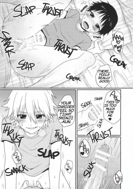 (C87) [Koneko Gumi, Nicomarch (Poron, Plico)] Shinji-kun ga Futanari ni Nacc_09