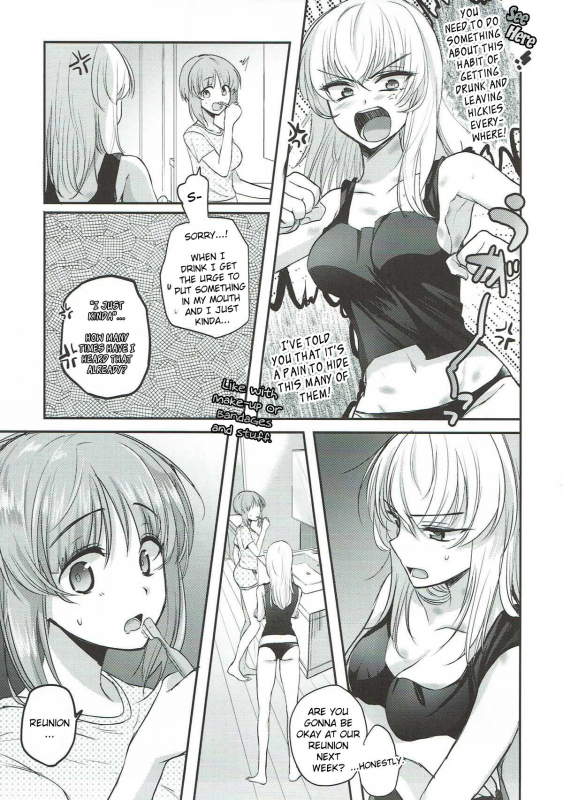 (C92) [Tetsukazuno Ao. (Emilio)] Sake wa Nondemo  Even If I Drink (Girls und Panzer) [Engl_04