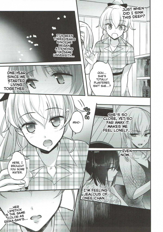 (C92) [Tetsukazuno Ao. (Emilio)] Sake wa Nondemo  Even If I Drink (Girls und Panzer) [Engl_12