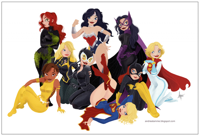 barbara gordon+batgirl+black canary+catwoman+helena bertinelli+huntress+mari jiwe mccabe+poison ivy+power girl+selina kyle+supergirl+vixen (dc)+wonder woman4ce170c21ffecaa39f16e62647ac2902