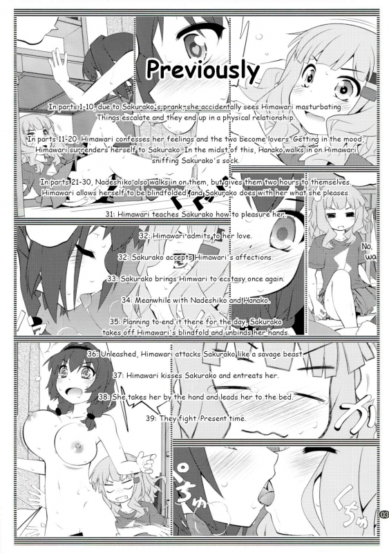 (C93) [Purimomo (Goyac)] Himegoto Flowers 12  Secret Flowers 12 (YuruYuri) [English] [u Scanlat_01