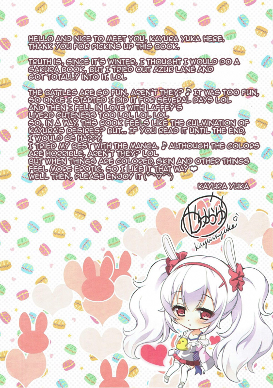 (C93) [kurousagi (Kayura Yuka)] Ofuro DE Nukkunuku  Snuggling in the bath (Azur Lane_02