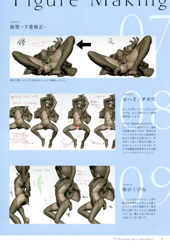 (C97) [Kuromisakaijou (Ikezaki Misa)] Figure Kanshuu & Illust Making Hon_20