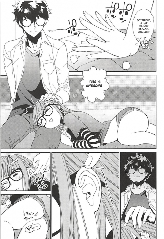 (C94) [Kindergarten (Hobo3)] Futaba to Kareshi no Ecchi na Ichinichi (Persona 5) [English] [_07
