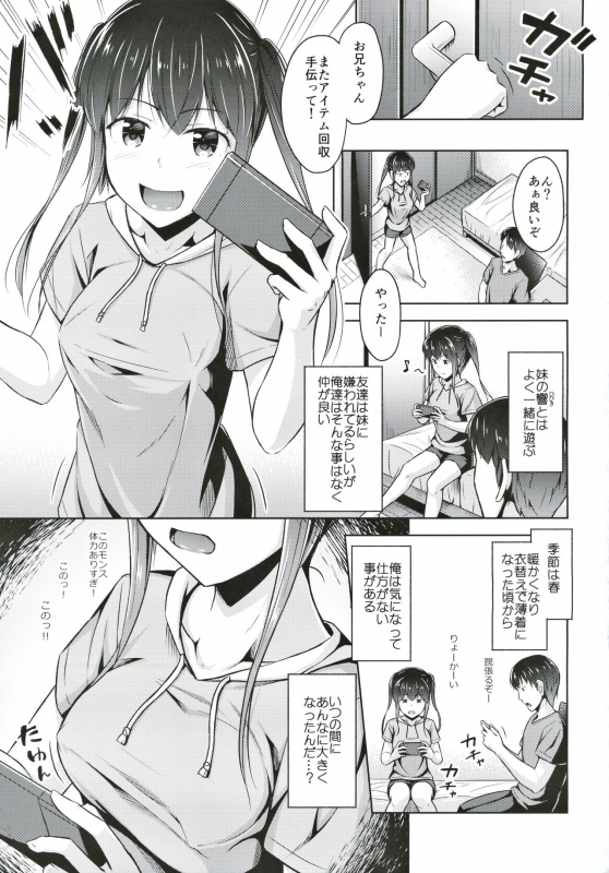 (C97) [SEPIA (OgataAz)] Saikin Imouto no Oppai ga Kininatte Shikataganai_01