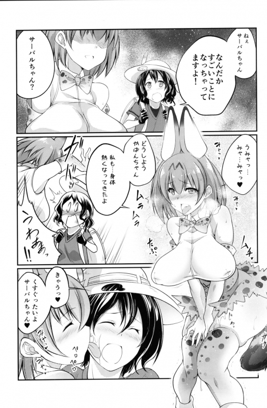 (COMIC1☆11) [Zensoku Rider (Tenzen Miyabi)] Juukan Friends (Kemono Friends)_03