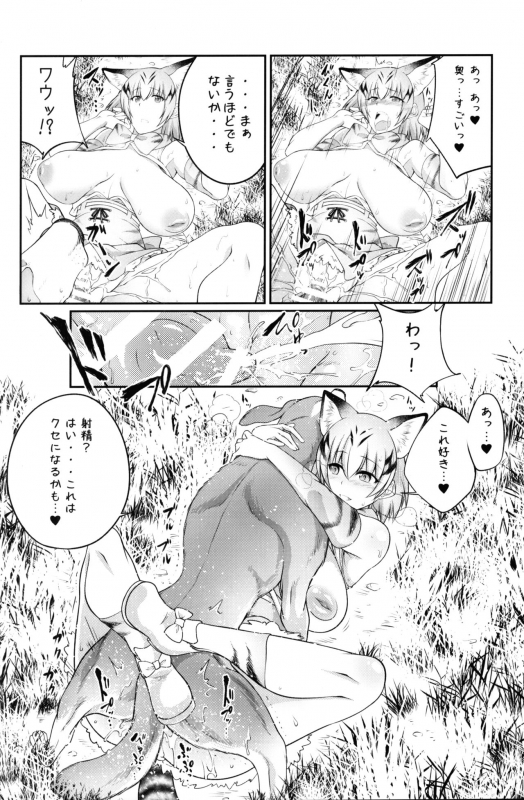 (COMIC1☆11) [Zensoku Rider (Tenzen Miyabi)] Juukan Friends (Kemono Friends)_10