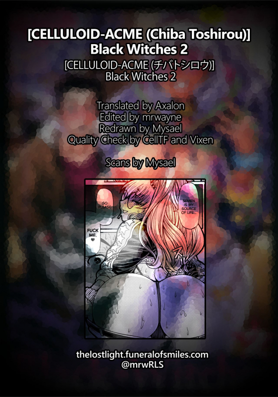 (C96) [CELLULOID-ACME (Chiba Toshirou)] Black Witches 2 [English] =TLL + mrwayne=_26