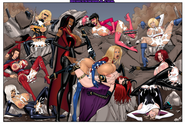 deuceblack cat+black widow+carol danvers+felicia hardy+gwen stacy+masari+miss america+ms. marvel+ms. wholesome+natasha romanov+pink puritan+power girl+spider-gwen+tarot22fa27399d77b097d9557d0
