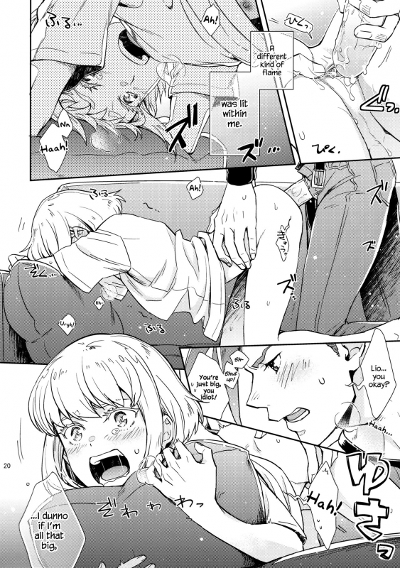 (C96) [dg (Doguu)] Hajimari wa Kuchibiru kara  Starting With A Kiss (Promare) [English] [Decens_18