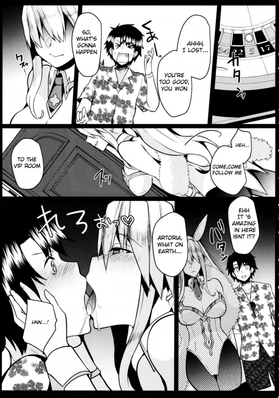 (C97) [Kuusou Monochrome (Abi)] Bunny ni Natta Artoria wa Seiyoku ga Su_05