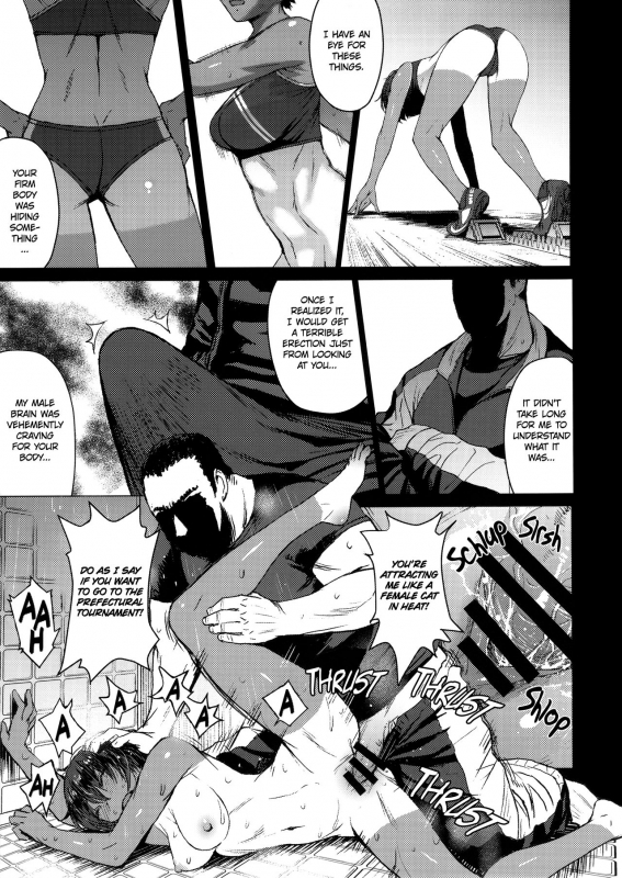 (COMIC1☆12) [Bakunyu Fullnerson (Kokuryuugan)] Joshi Rikujou Koubi (Kojin no Bu) [Engl_09