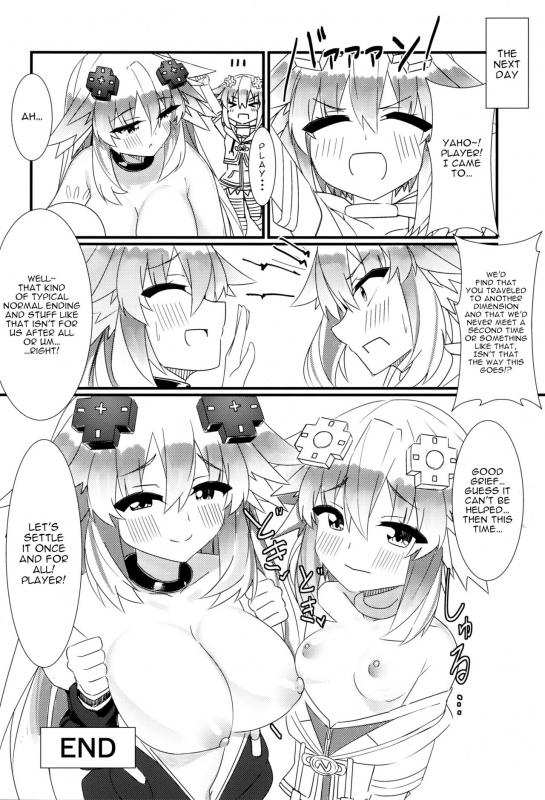 (COMIC1☆16) [Chokusen Ikki (Dura)] Docchi no Neptunia SHOW! (Hyperdimension Ne_34