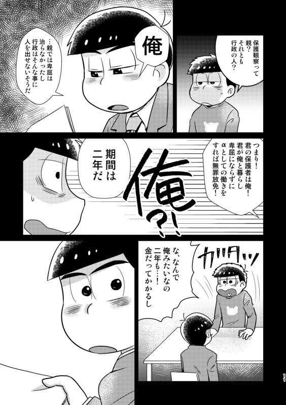 [Diamond-tou (Sibamon)] Kuzu no α desuga Ω no Bengoshi ni Hogo Sarete Imasu Zenpen (Osomatsu-san) [Digital]_09