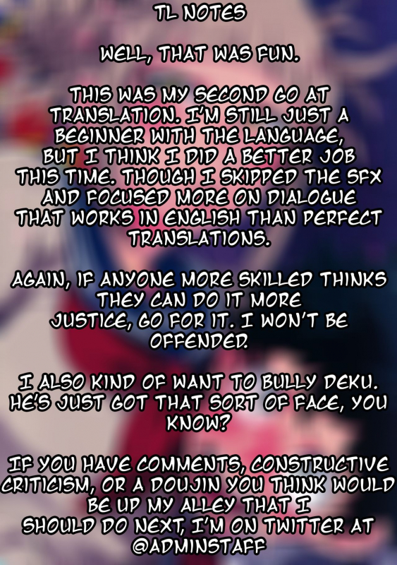 (Douyara Deban no Youda! 16) [Mekao (Den Meka)] Toga-chan to Deku-kun _17