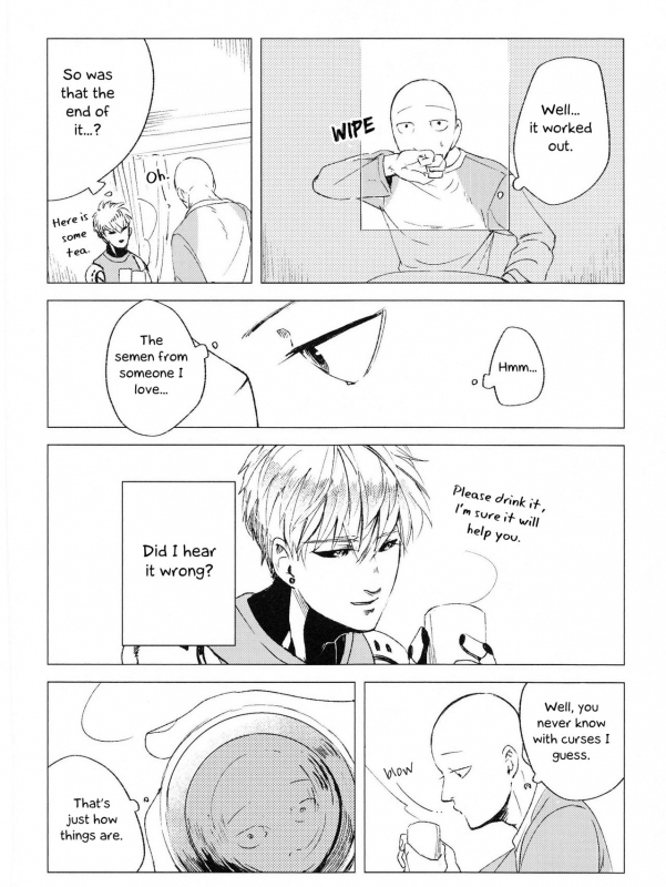(ONE→HUNDRED 12) [Hishigata no Konchu (polon)] Delicious Yagi milk (One Punch Man) [E_14