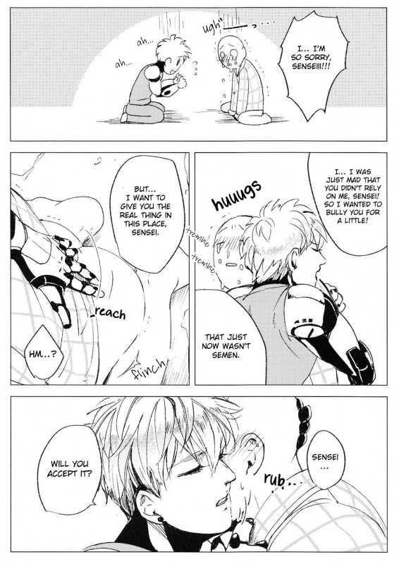 (ONE→HUNDRED 12) [Hishigata no Konchu (polon)] Delicious Yagi milk (One Punch Man) [E_37