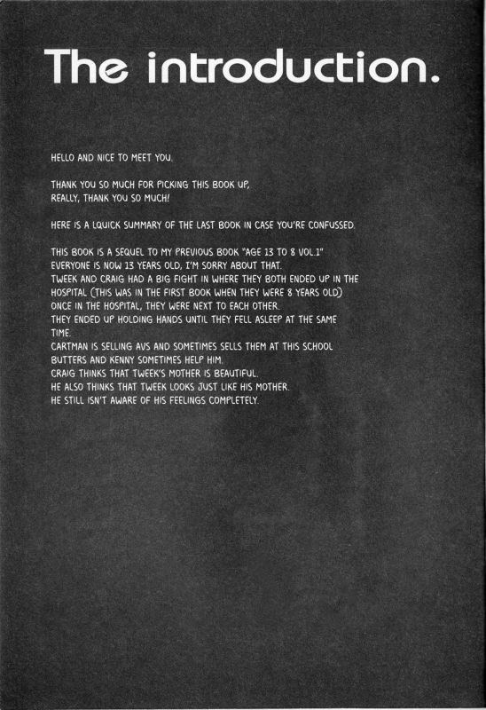 (SUPERKansai14) [SCOUPEP (Toguraguri)] Age 13 to 8 Vol. 2 (South Park) [English] [Otokonoko Scans_01