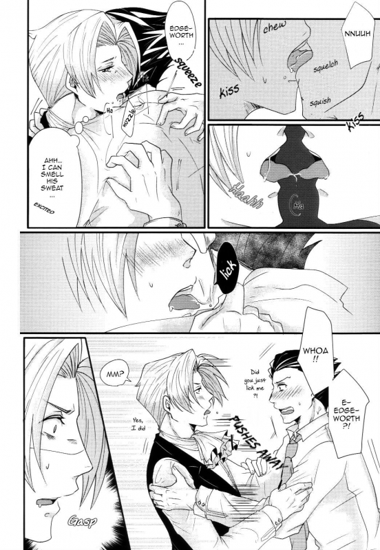 (Sabaki no Niwa 29) [Nichijou Cinema (Asahi)] Sensitive Honey (Gyakuten Saiban) [English] {ye_13