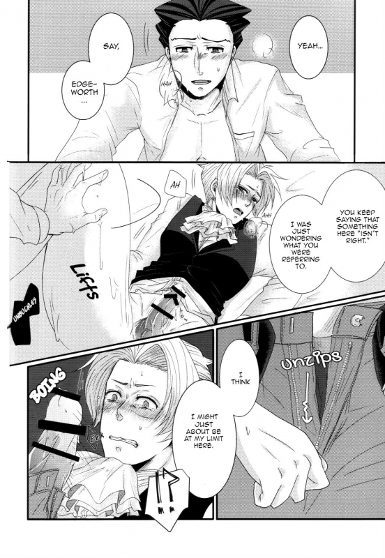 (Sabaki no Niwa 29) [Nichijou Cinema (Asahi)] Sensitive Honey (Gyakuten Saiban) [English] {ye_25