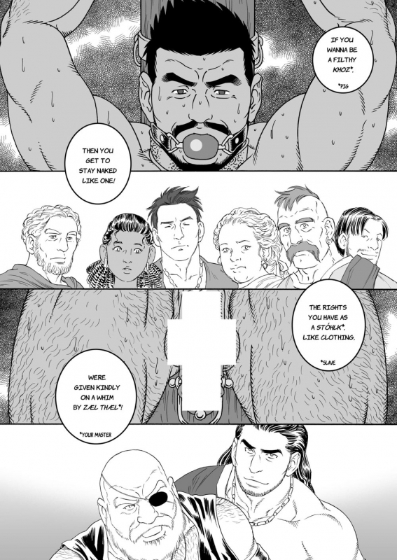 [Bear's Cave (Tagame Gengoroh)] Jubaku no Seiyatsu - Khoz, The Spellbound Slave [Engl_18