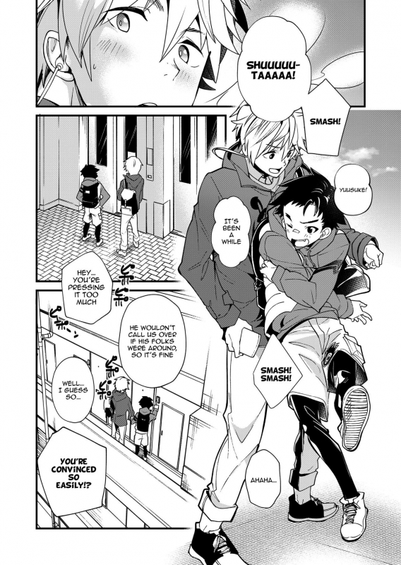 [Eichi Jijou (Takamiya)] Emuken 2 Danshi Yonin Warikan Ecchi! [English] {Chin²} [Digital]_12