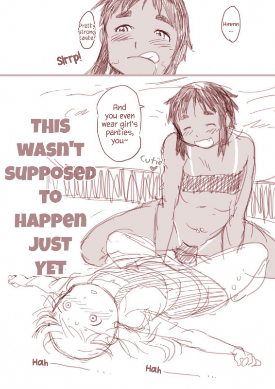 [Horihone Saizou] Boku to Ore  Trap and Sissy [English] [Chastity Dreamer Schmö] [Digital]_09