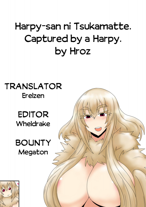 [Hroz] Harpy-san ni Tsukamatte.  Captured By A Harpy. [English] {Erelzen}_8