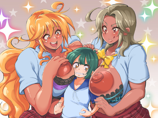 [Island Green (TSUNAPIKO)] Bakunyuu Kuro Gal OneShota Ecchi  [English] [Manabe]_03