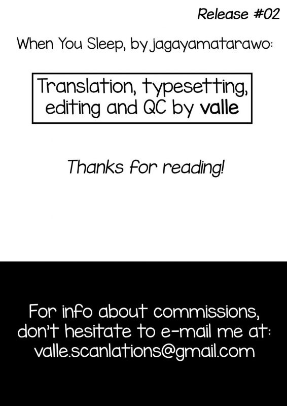 [Jagayamatarawo] When You Sleep (COMIC AOHA 2019 Natsu) [English] [valle] [Digital]_25