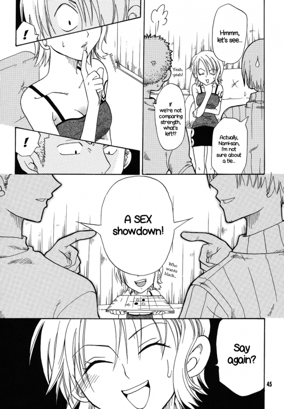 [Kurione-sha (YU-RI)] Shiawase PUNCH! 1+2 (Lovely Kaizoku Collection) (One Piece) [En_40