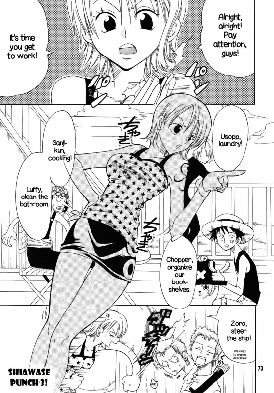 [Kurione-sha (YU-RI)] Shiawase PUNCH! 1, 2 and 3 (Lovely Kaizoku C_069