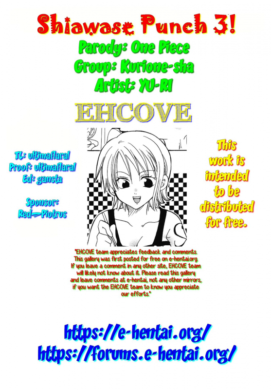 [Kurione-sha (YU-RI)] Shiawase PUNCH! 1, 2 and 3 (Lovely Kaizoku C_104