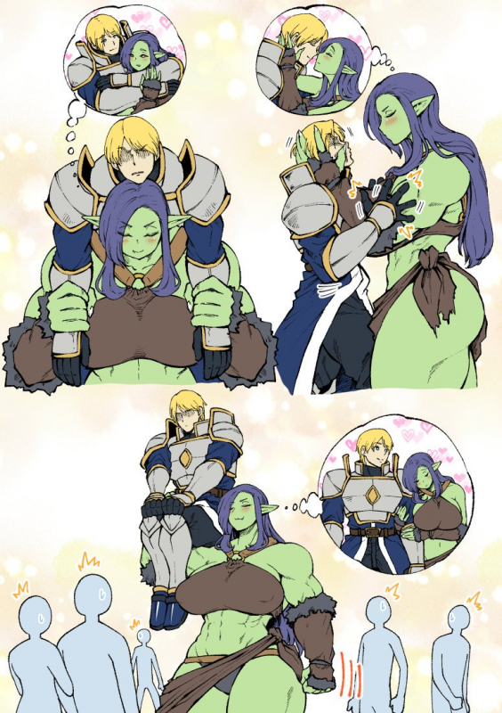 [Kyabosean] The Female Orc and Male Knight & Other Histories. {Hentaku!}_03