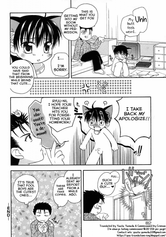 [Mikami Hokuto] Nyanko de GO→!  Let's go, be a cat! (Shounen Shikou 2) [English] [Yuuta's_17