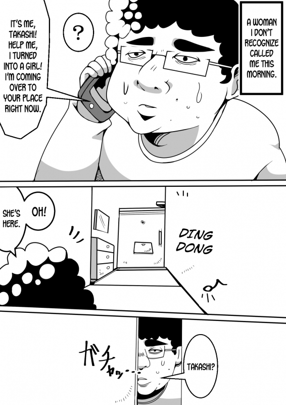 [Nekorondoru (Tokei)] Nyotaika Shita Tomodachi ga Yattekita Hanashi [English] [desudesu]_01