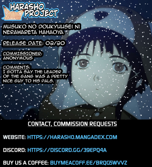 [Rapurando] Musuko no Doukyuusei ni Nerawareta Hahaoya [English] [Harasho Project]_44