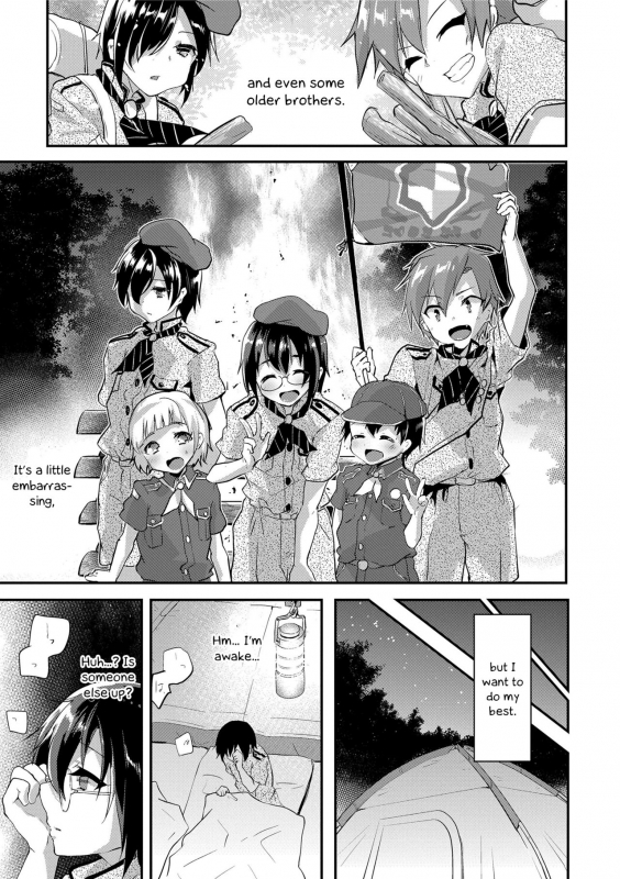 [Shimaji] Hajimete Scouts (Koe ga Kawaru Mae ni. Kimi o,) [English] [Otokonoko Scans] [Di_04