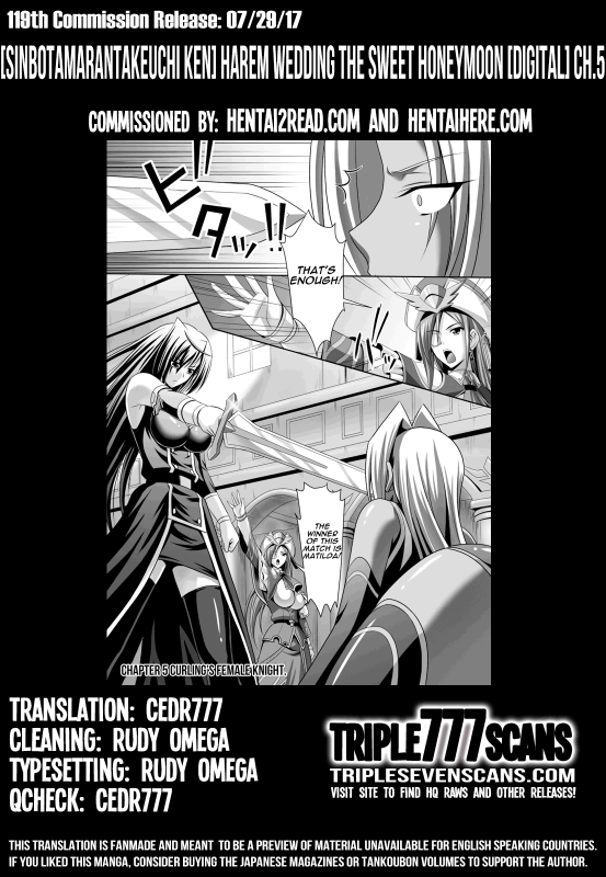 [Sinbo Tamaran, Takeuti Ken] Harem Wedding The Sweet Honeymoon [English] [TripleSevenScans] [_126