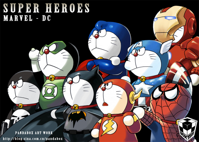 batman+captain america+doraemon (character)+iron man+spider-man+superman+the flashb1a565a5a178bd2eb82c3bb895a0b773
