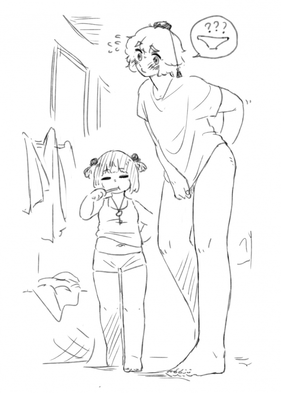 [frogsnake] Kawashiro san's secret bathroom (English)_26