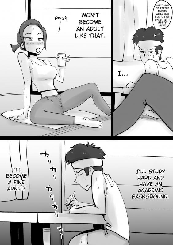 [kazum] Warunori Shita Hahaoya ni Karuku Seishori ni Tsukawareru Hanashi [English] [Fat_07