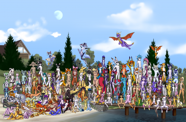 ara+mancoin+osamu tezukaadira (twokinds)+aeris (vg cats)+andrew+asriel dreemurr+bianca (spyro)+biyomon+blaze the cat+bobby (dreamkeepers)+braixen+bunnie rabbot+bunny raven+cadbury bunny+cadbury caramel