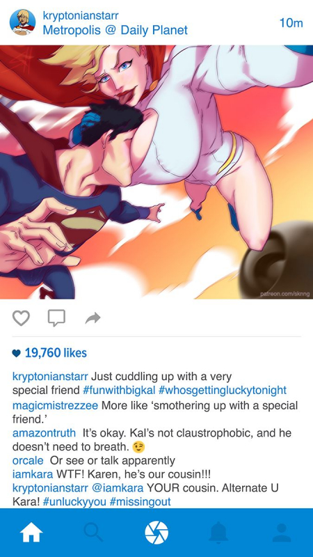 barbara gordon+batgirl+clark kent+diana prince+kal-el+kara zor-l+power girl+superman+zatannad54a6b4628f4eafc68794577de1cd71e