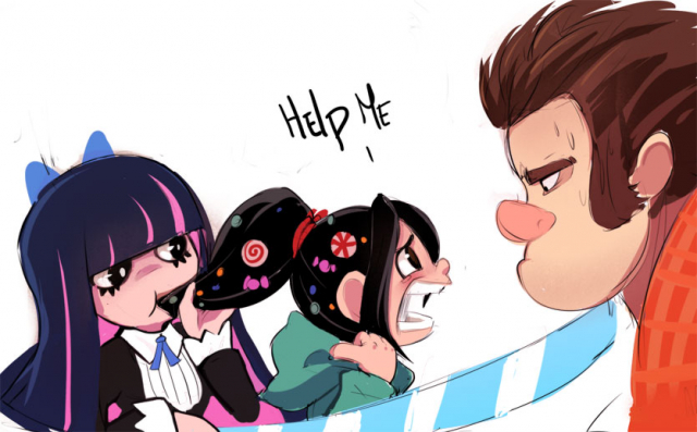 sho-n-dstocking (psg)+vanellope von schweetz+wreck-it ralph (character)4e96197903c2119bb83f5c83994c4c86