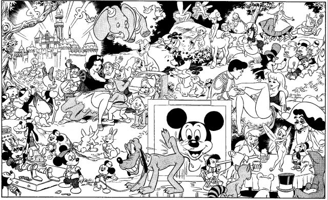 paul krassner+wally woodalice+bashful (disney)+big bad wolf+captain hook+cinderella (character)+daisy duck+dewey duck+doc (disney)+donald duck+dopey (disney)+goofy+grumpy (disney)+happy (di
