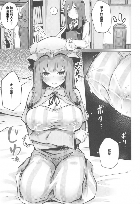 (AC2) [Bochi Bochi no Ki (Borusiti)] Patchouli ga Koakuma ni Shiborareru Hon (Touhou Project) [Chinese] [WT_04