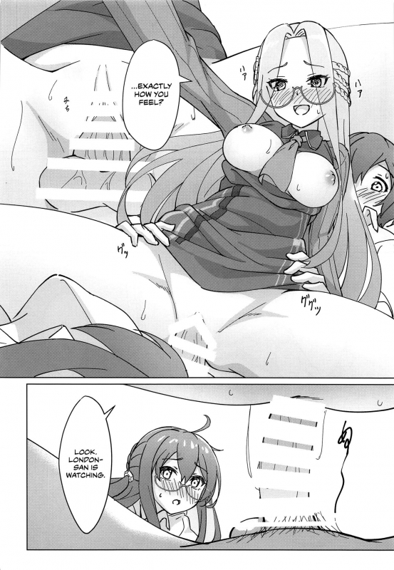 (C97) [Yumeiro Snowgazer (Yukishizuku)] Uchi no Kakka wa ○○ Shinai to Ganbarenai His Excellency Can't Work Hard Unless He Has Sex (Azur Lane) [English] [CulturedCommissions]_11