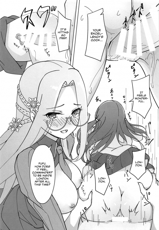 (C97) [Yumeiro Snowgazer (Yukishizuku)] Uchi no Kakka wa ○○ Shinai to Ganbarenai His Excellency Can't Work Hard Unless He Has Sex (Azur Lane) [English] [CulturedCommissions]_17